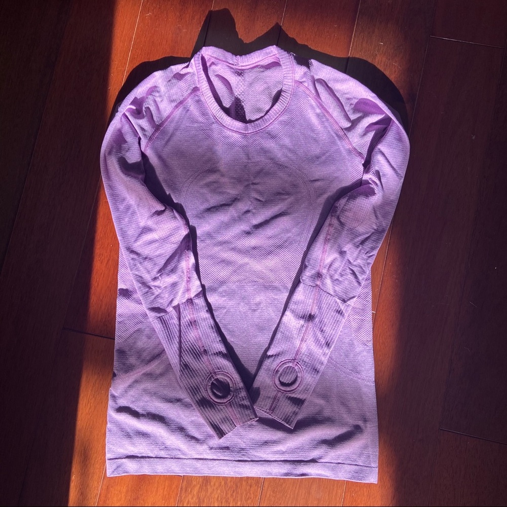 Swiftly tech lilac purple long sleeve